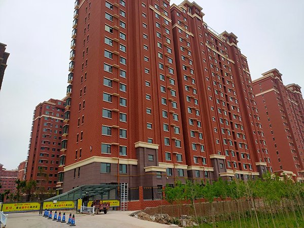 永濟(jì)吉爾特莊園外墻質(zhì)感漆工程案例